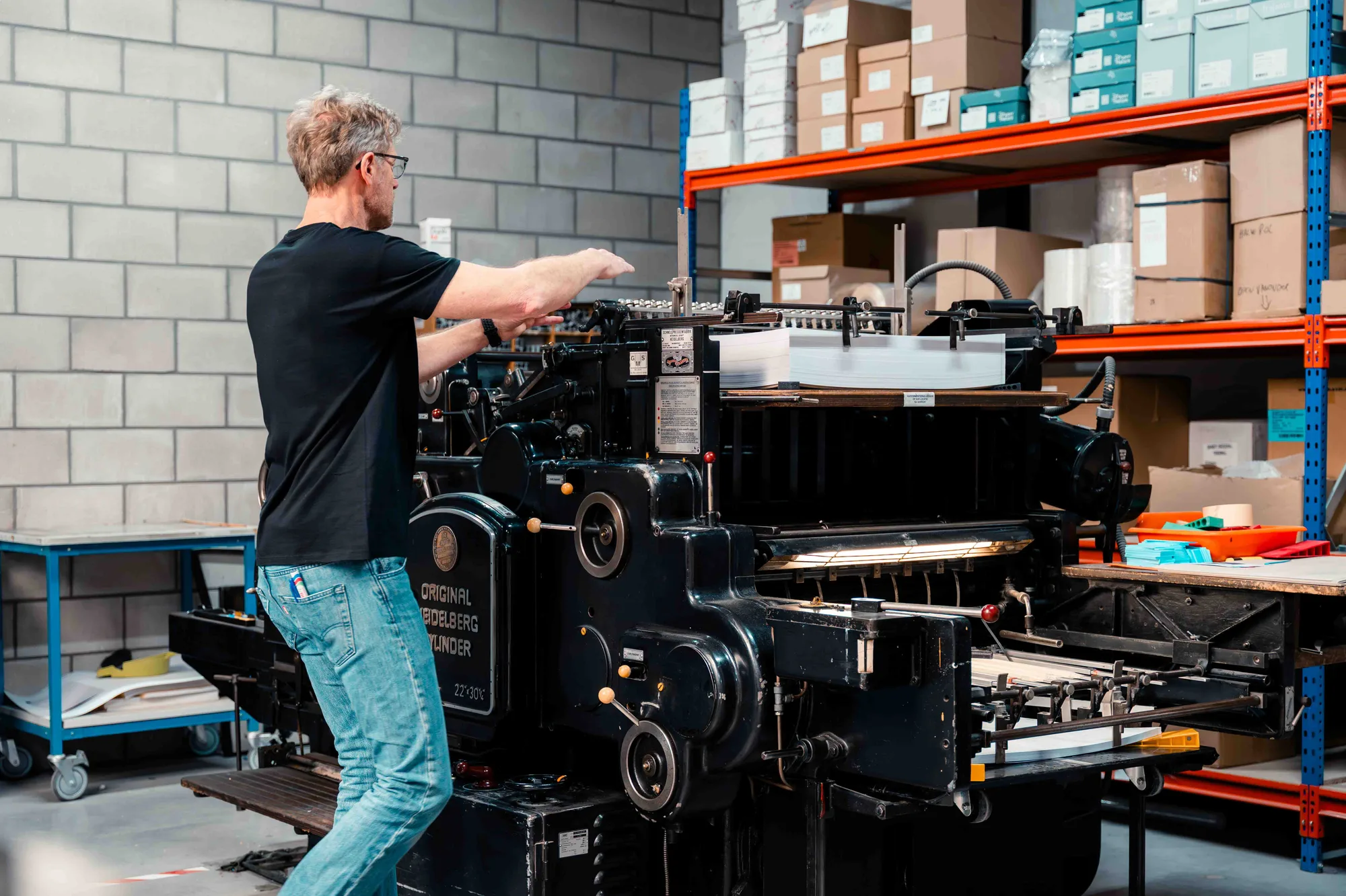 Heidelberg Cylinder & Degel · stansen
